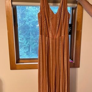 Lulus V neck jumpsuit, never worn with tags